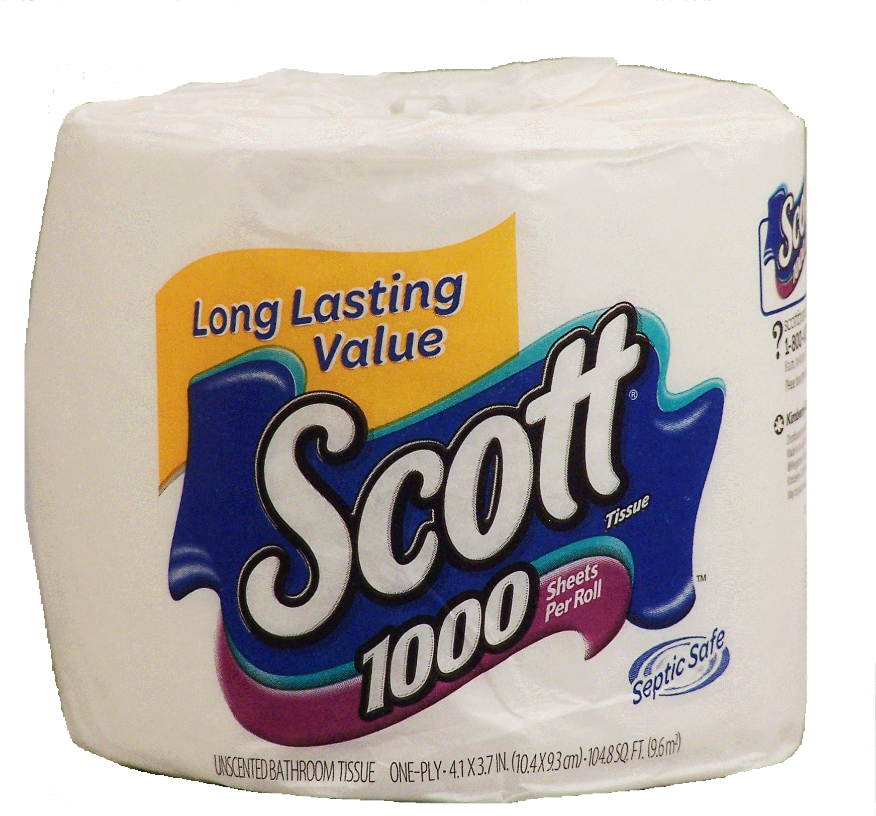 Scott  unscented bathroom tissues, one-ply Full-Size Picture